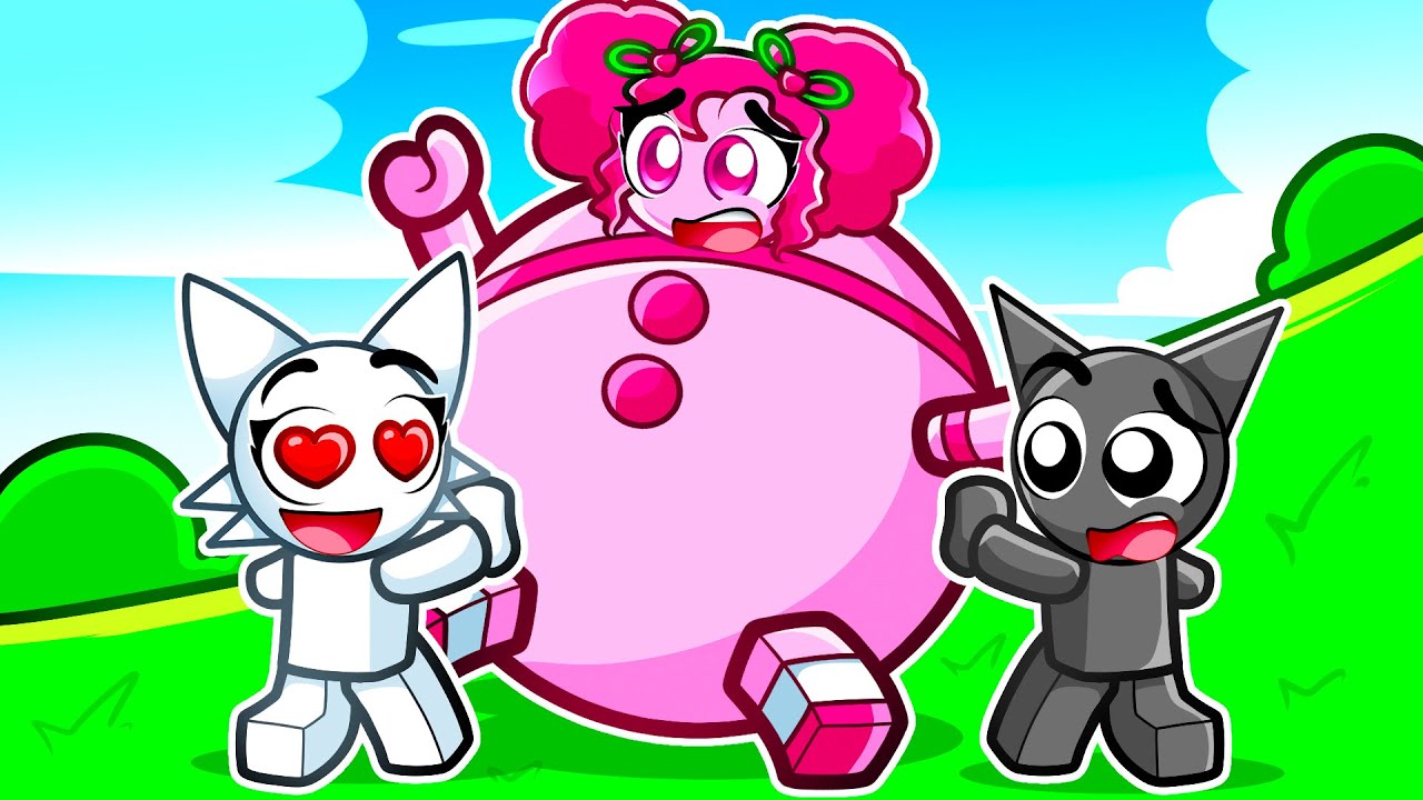 Bolinho e os SPRUNKIS jogam OBBY BOLA no ROBLOX