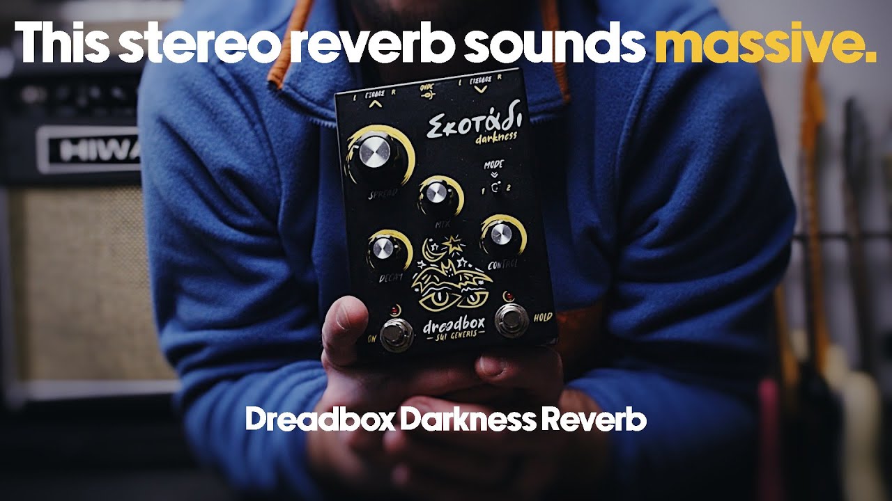 Dreadbox Fx DARKNESS Stereo Reverb | Massive Shimmery Ambience! (Guitar Demo)