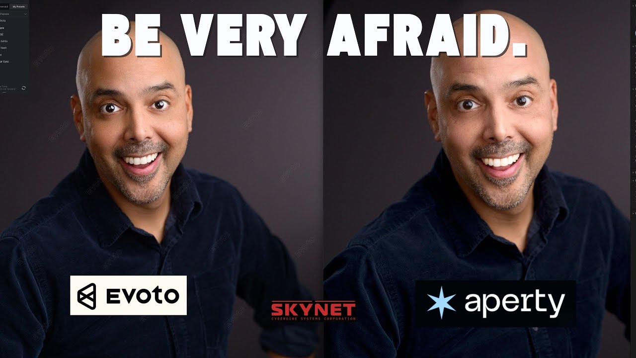 I try Evoto and Aperty: Portrait retouching software side by side.