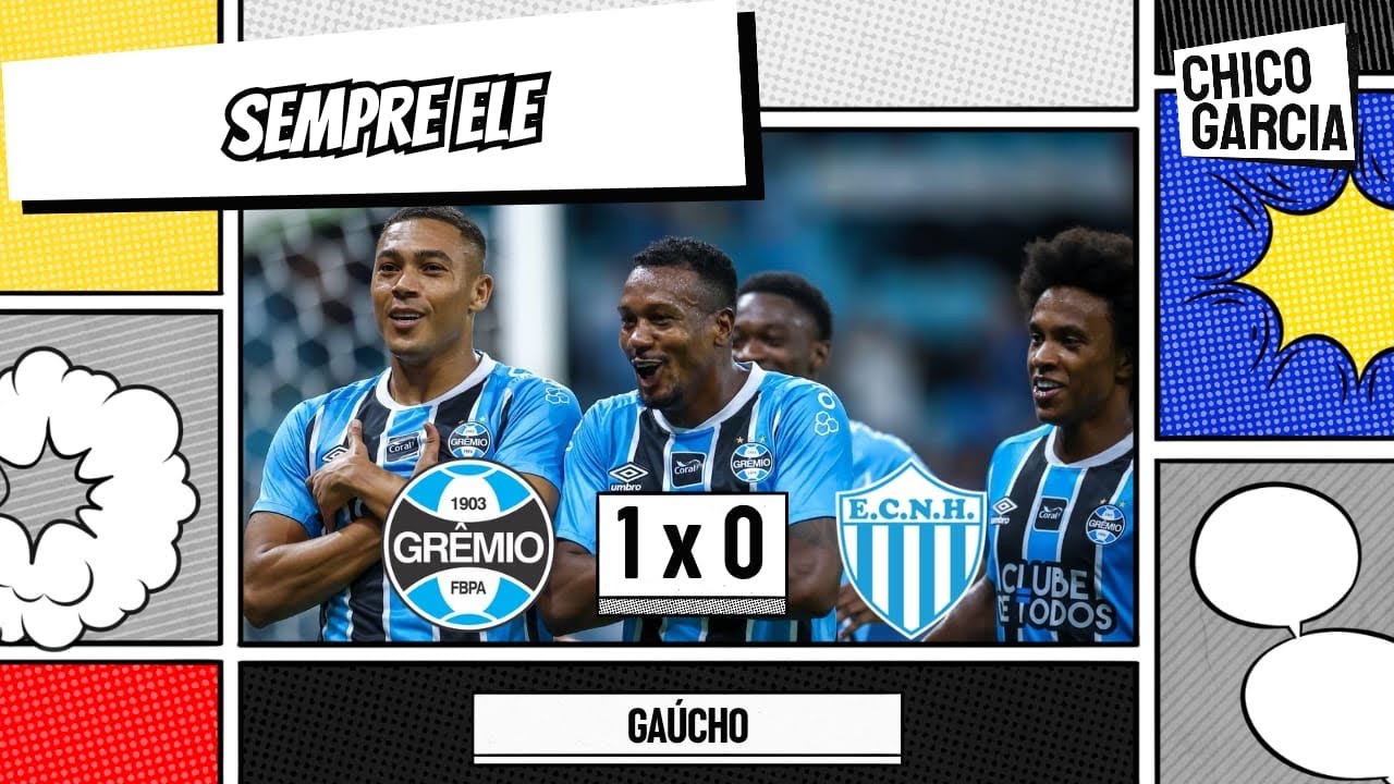 GRÊMIO 2 X 1 NOVO HAMBURGO: CARLOS VINICIUS SEMPRE ELE. JOGO RUIM. VALEU PELA VAGA