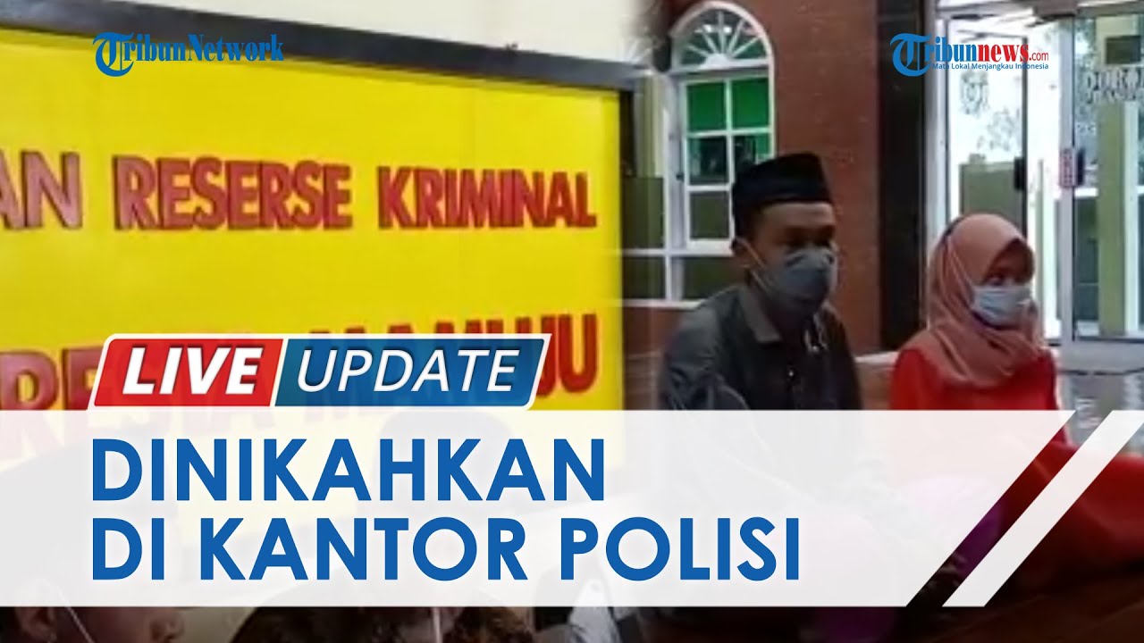 Sepasang Kekasih Dinikahkan di Kantor Polisi Mamuju, Sebelumnya Calon Pria Sempat akan Dipolisikan