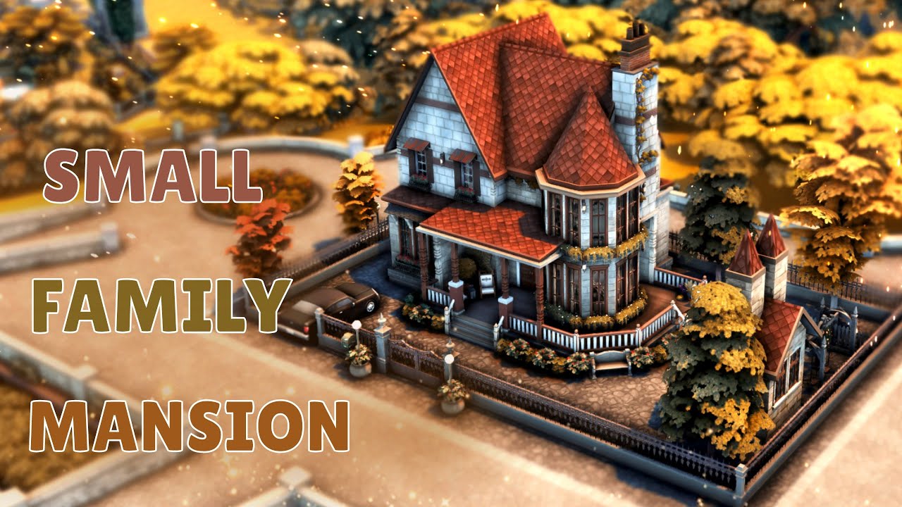 Семейный особняк Симс 4 | Строительство | Small family mansion The Sims 4 | NO CC