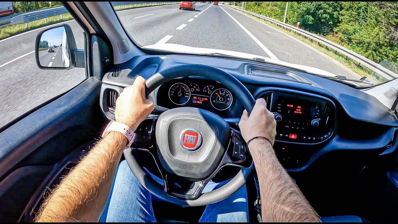 NEW Fiat Doblo IV [1.6 16V 105] |0-100| POV Test Drive #1340 Joe Black