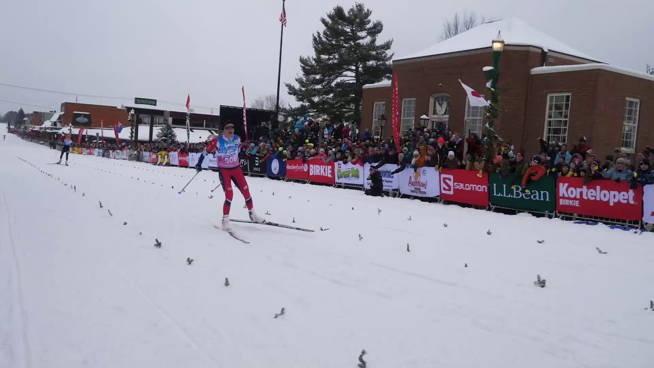 2019 American Birkebeiner Freestyle Women's Race - Snowmobile Feed