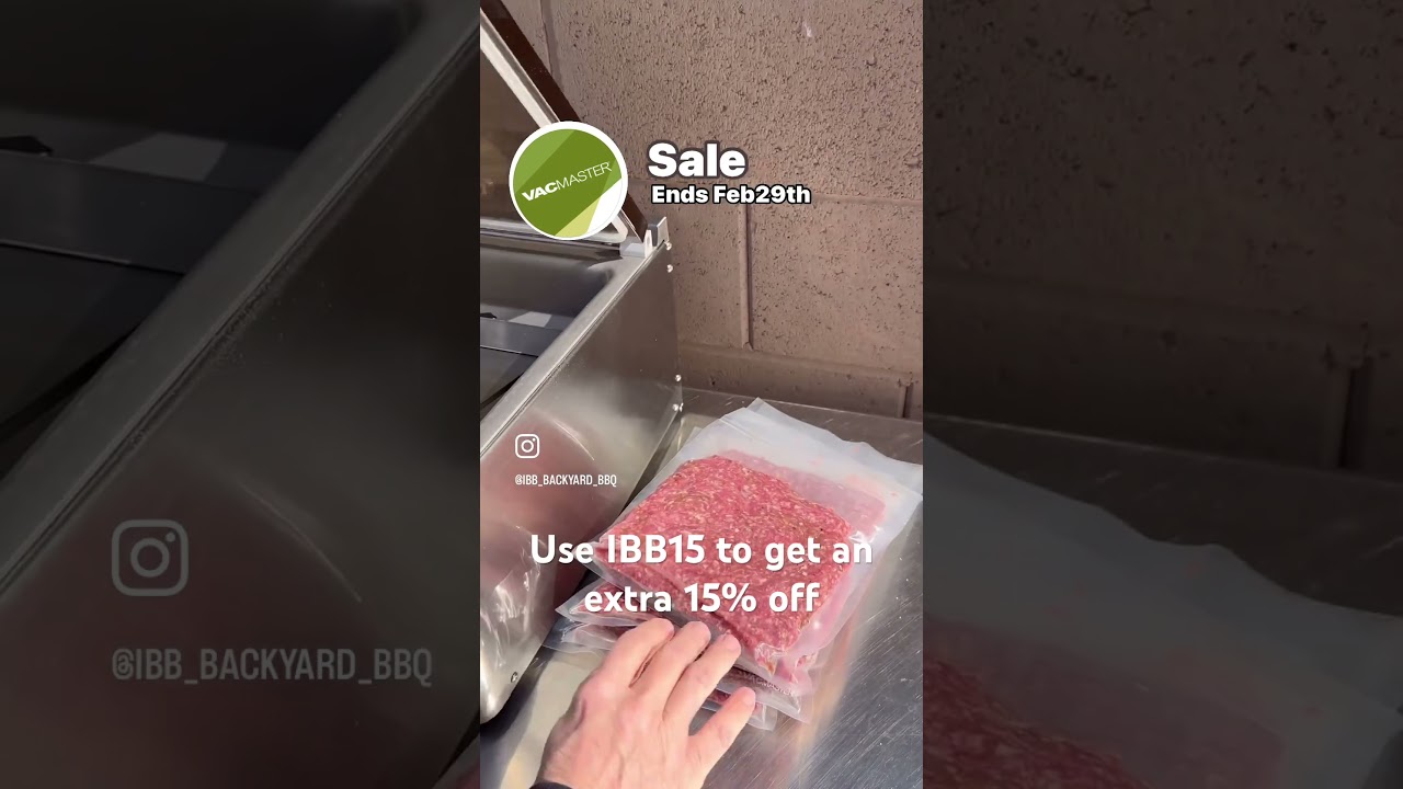 VacMaster Sale! Plus use my IBB15 code to get an extra 15% off #vacmaster #vacuumpacking