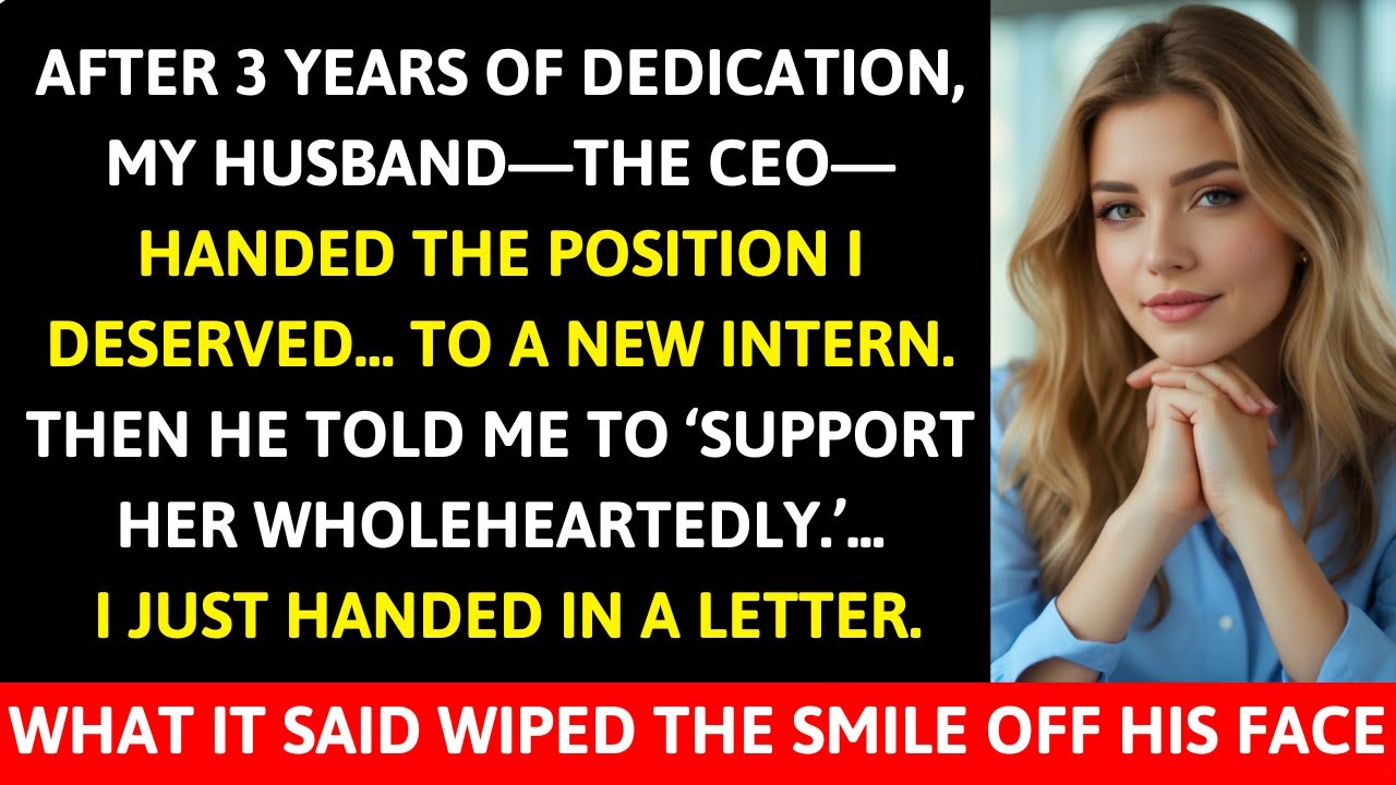 My Husband Laughed When I Quit… Until He Read My Letter. What It Said Wiped the Smile Off His Face