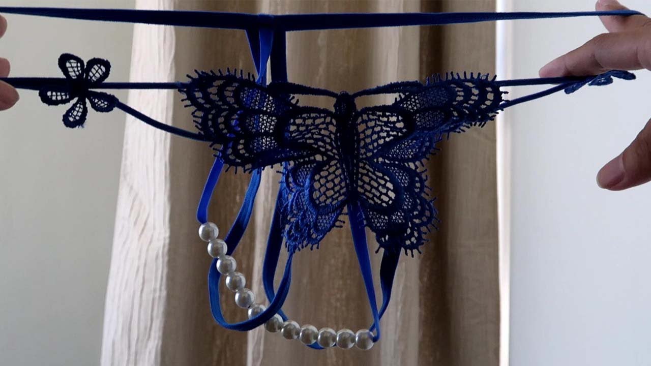 Affordable Sexy See Through Lingerie G string Collection Panty Haul | Shopee Part 16 Blue Edition