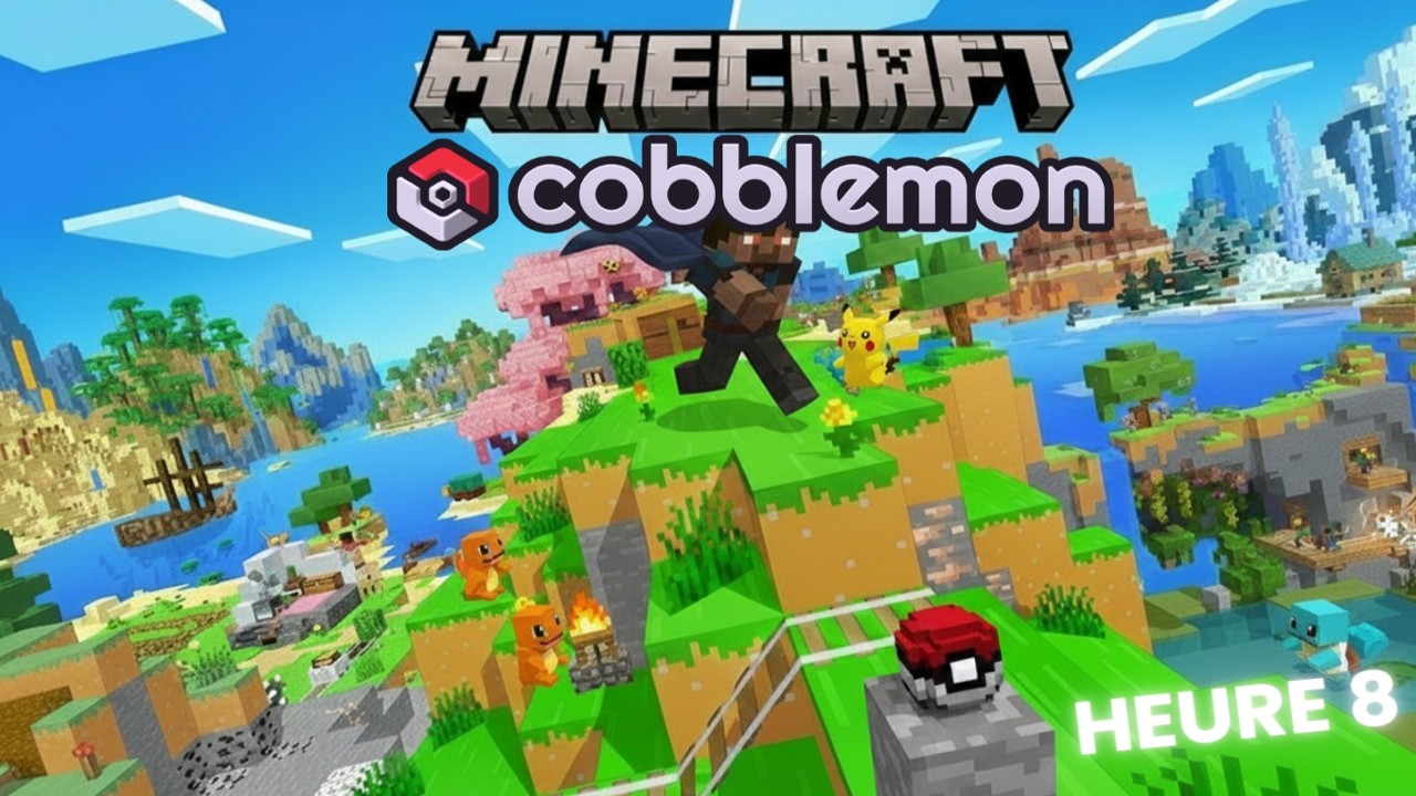 Cobblemon HEURE 8 : FIN DE CETTE SOIREE COBBELMON !!
