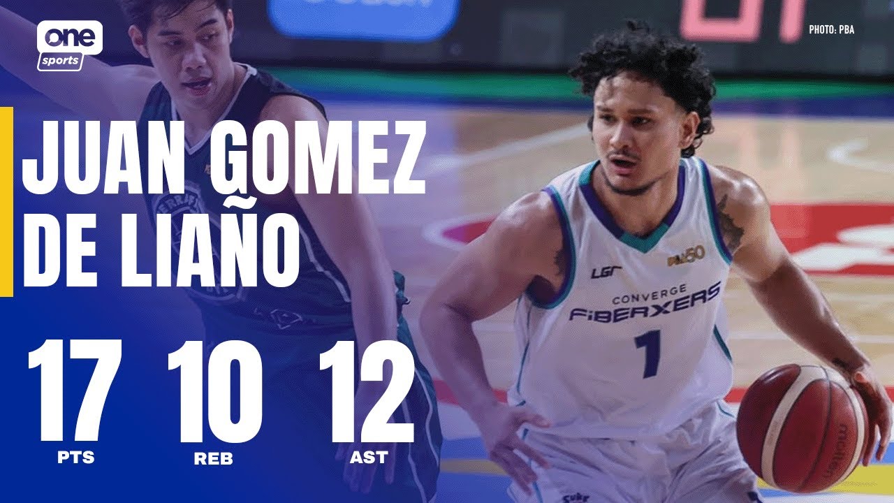 Juan Gomez de Liaño DROPS TRIPLE-DOUBLE for Converge vs Terrafirma  💥 | PBA SEASON 50 PHILIPPINE CUP