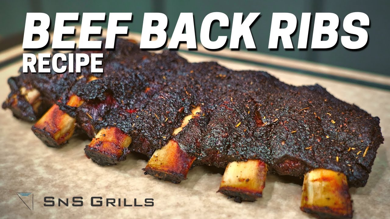 How to Smoke Beef Back Ribs on a charcoal grill - Beef Back Ribs Recipe