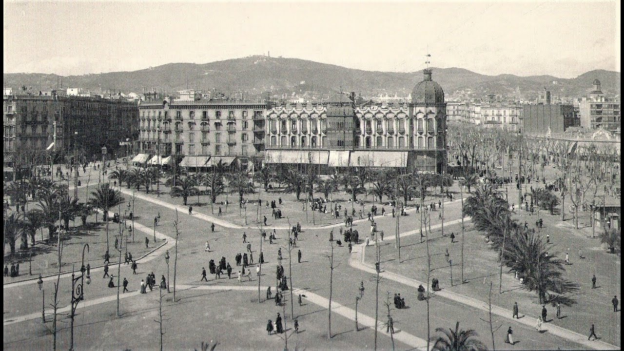 Plaça Catalunya Barcelona fotos antiguas con historia