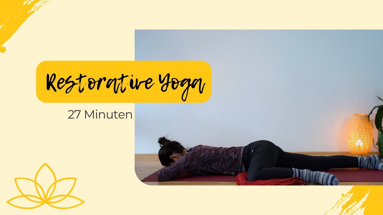 Restorative Yoga 💫 27 Minuten ruhiges Yoga für Zuhause | Sanfte Einheit bei Migräne