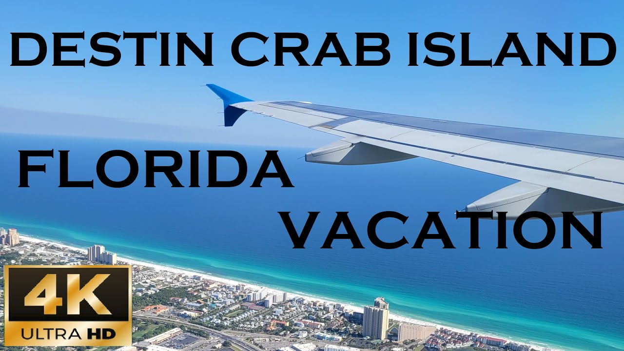 Destin, Crab Island, Florida Vacation 4K UHD