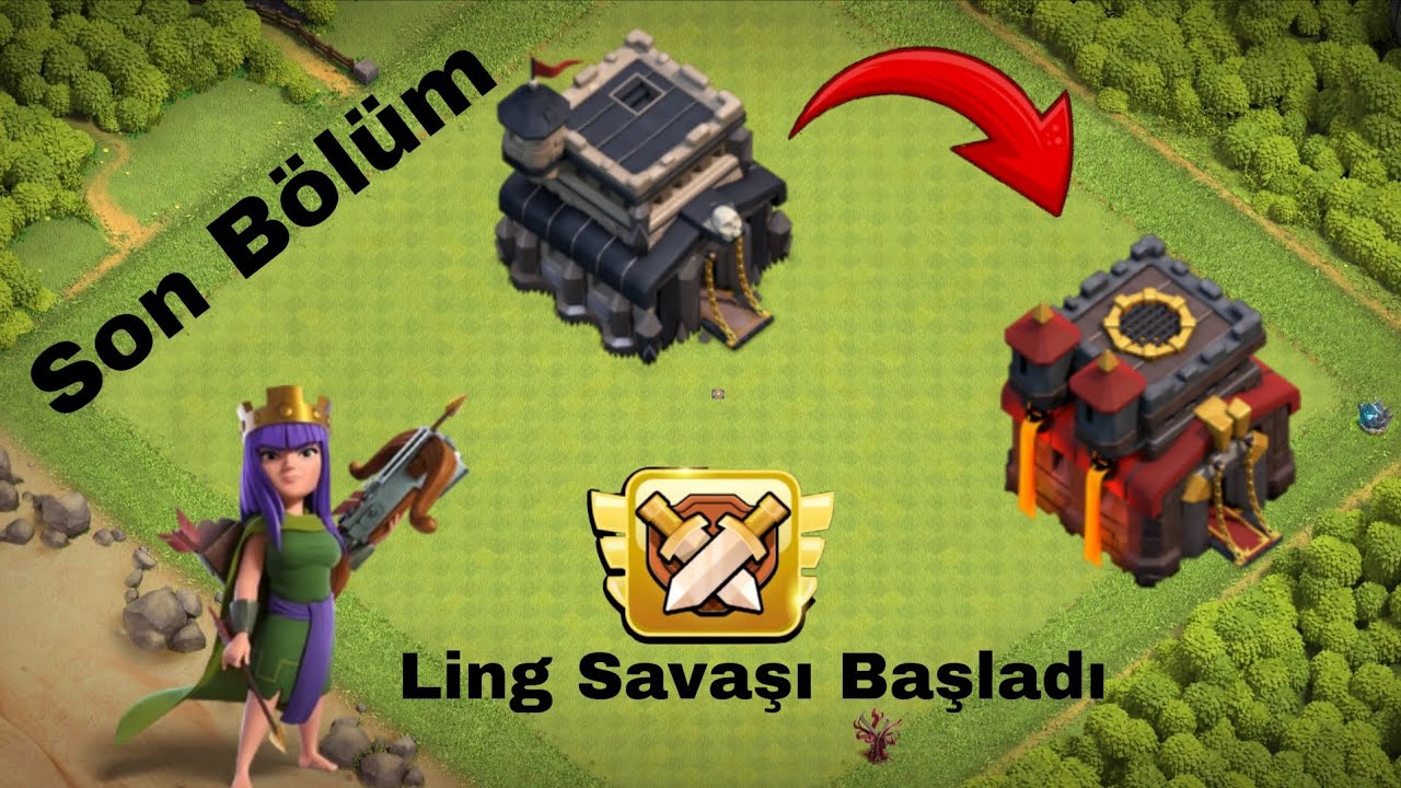 Clash Of Clans Ling Savaşı Başladı Belediye 9 Binasına Son 🤩😍
