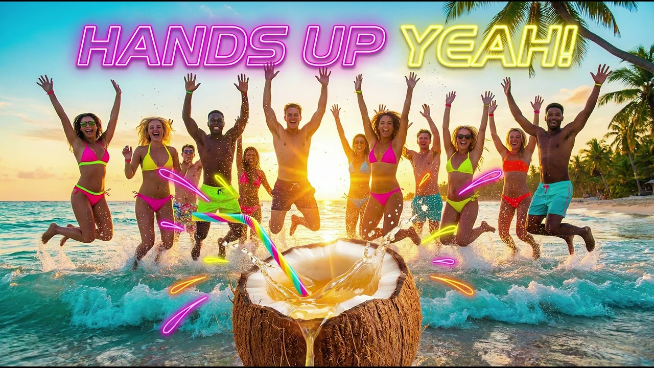 Hands Up [AI Upbeat tropical dance]