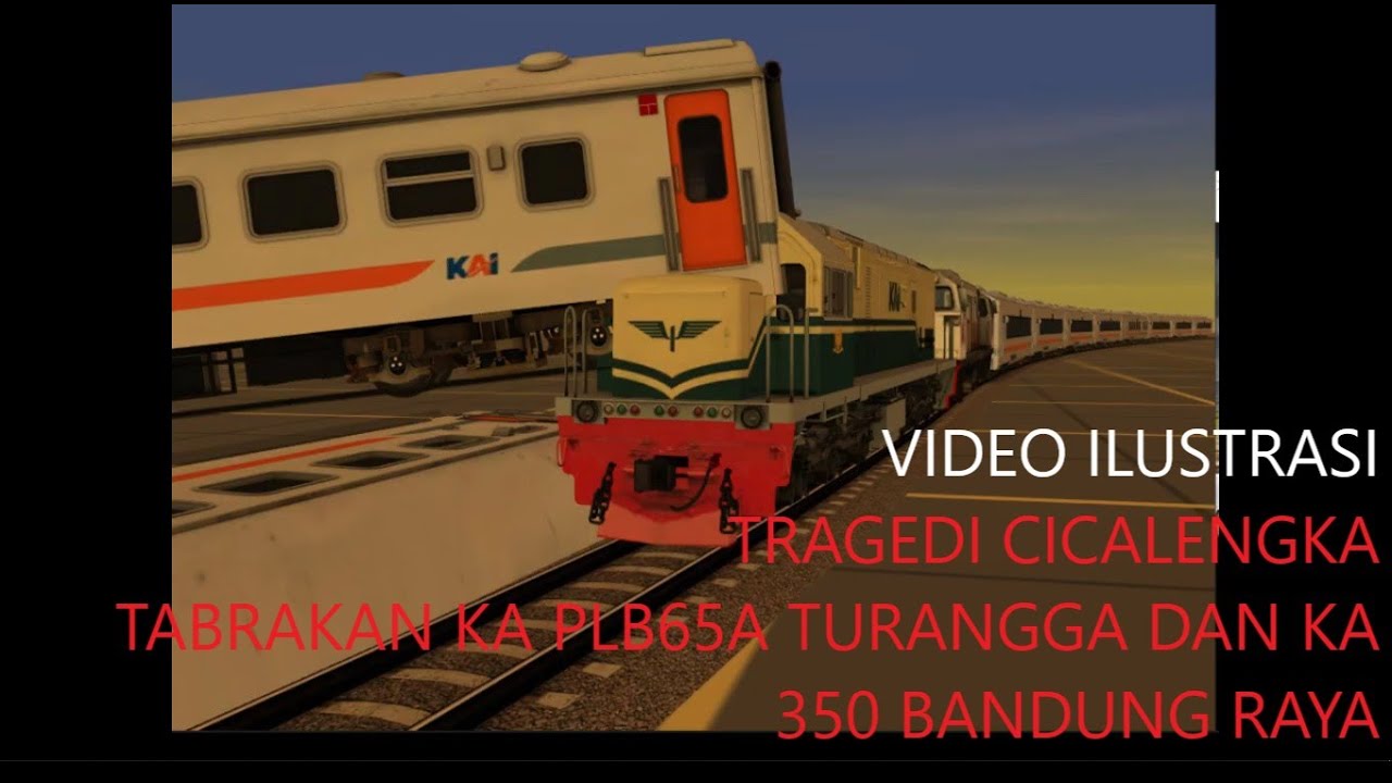 ILUSTRASI PERISTIWA TRAGEDI CICALENGKA 5 JANUARI 2024 [TRAINZ A NEW ERA ]
