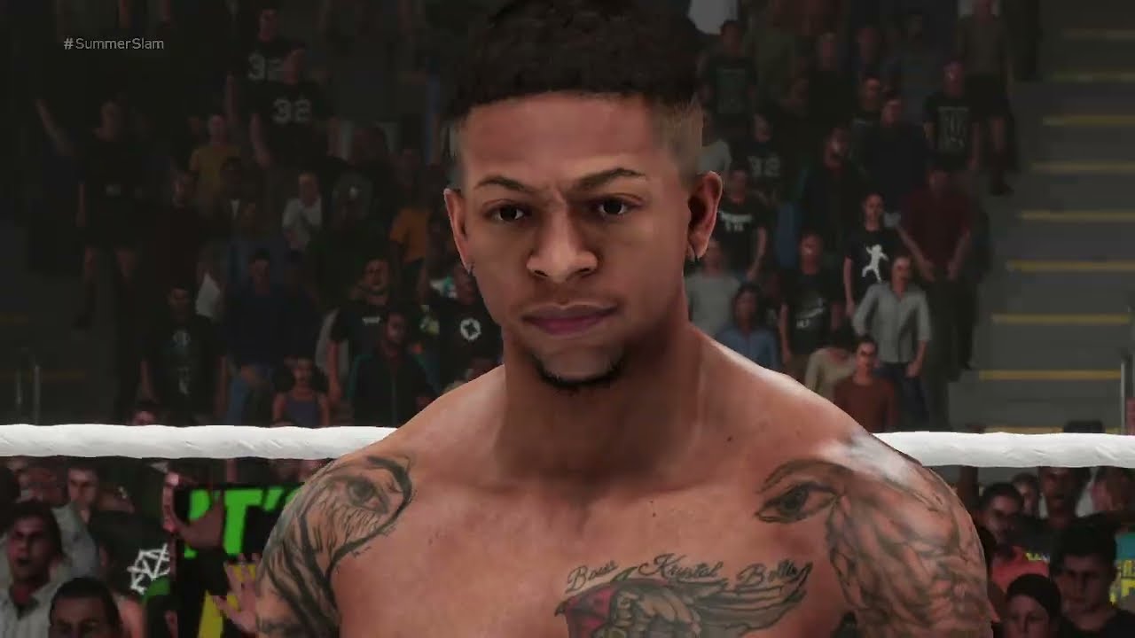 Lio Rush vs Kofi Kingston EU CHAMPIONSHIP SUMMER SLAM 7