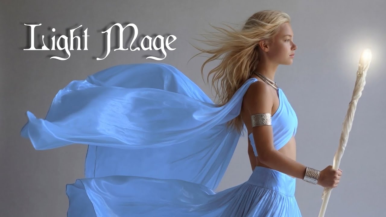 Visions of the Light Mage 🌿Relaxing Visual Ambient Focus [AI Generated]
