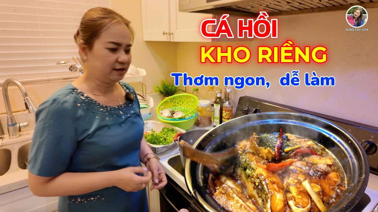 CÁ HỒI KHO RIỀNG THƠM NGON, DỄ LÀM CHO BỮA TỐI BẬN RỘN #dungcaliusa