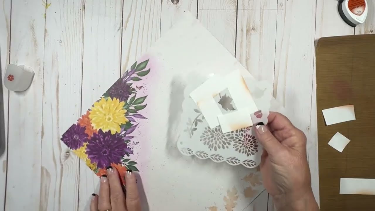 Let's Play with Ink and the Creative Memories Croptoberfest Paper