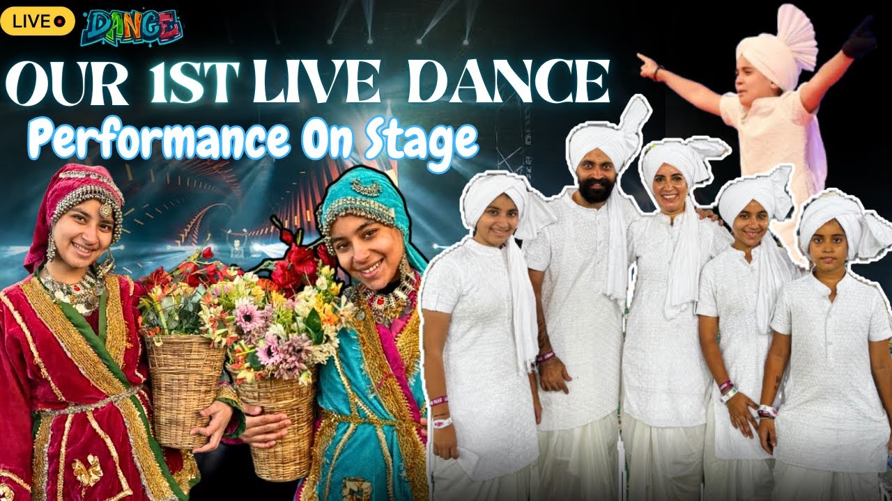 Our 1st Live Dance Performance On Stage | RS 1313 VLOGS | Ramneek Singh 1313