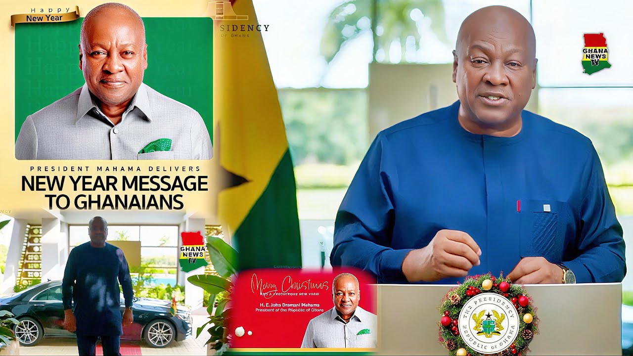 LIVE FROM PRESIDENCY || President John Mahama shares heartwarming New Year Message,calls on diaspora
