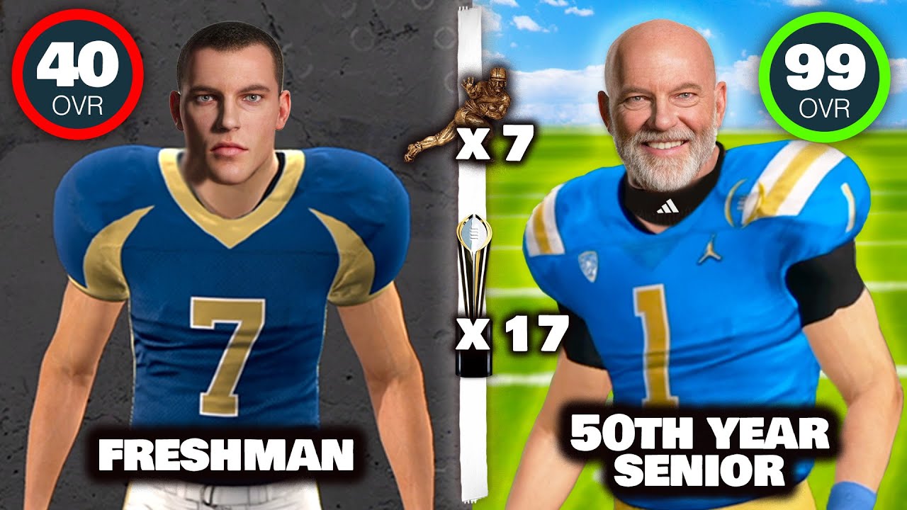 I made a College Football player with infinite eligibility