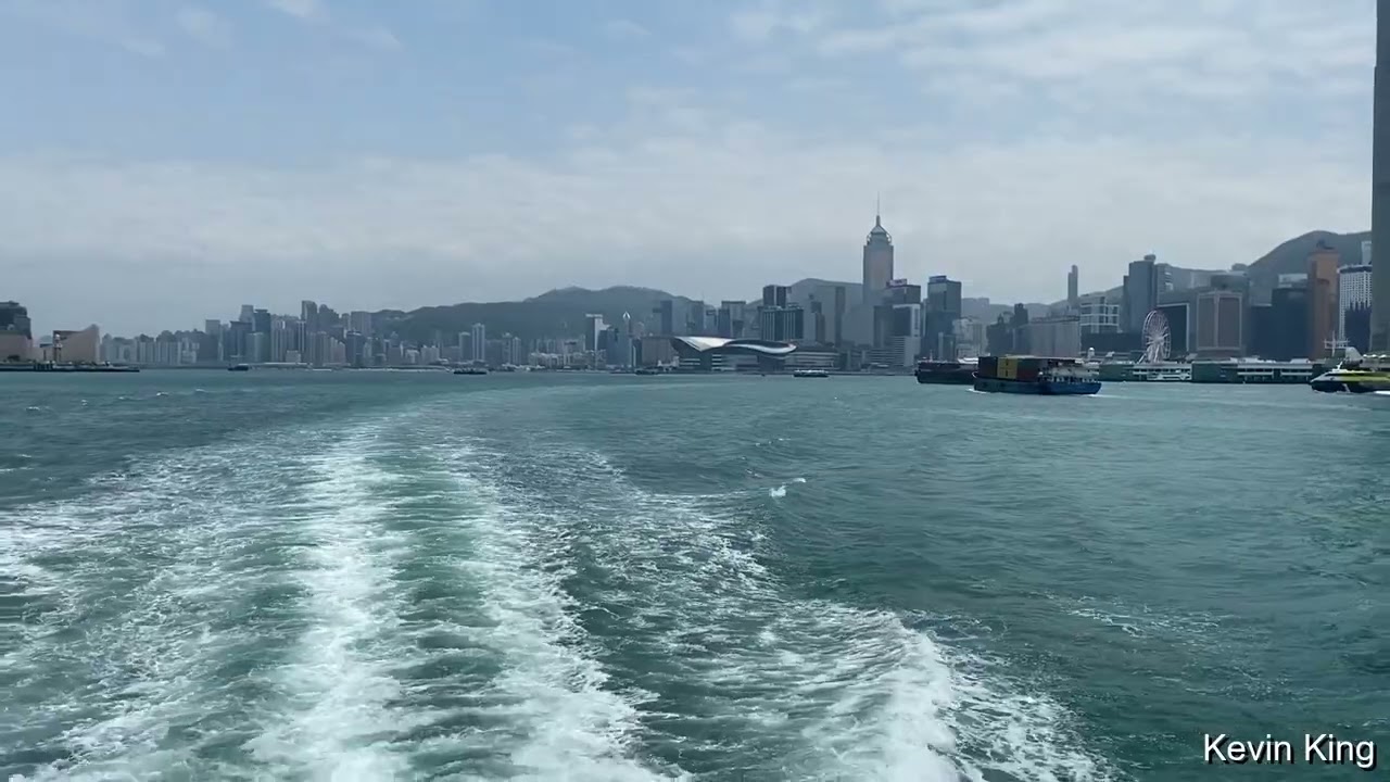Snapshots of Hong Kong, Cheung Chau Ferry, departing Central Pier (Central Pier view) on 20 Apr