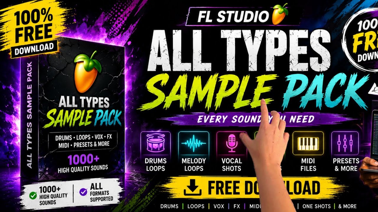 2026 ALL DJ SAMPLE PACK | EDM (CIRCUIT X TAPORI ) Drum Loops & Sample Pack | DJ JIT IND | Fl Studio