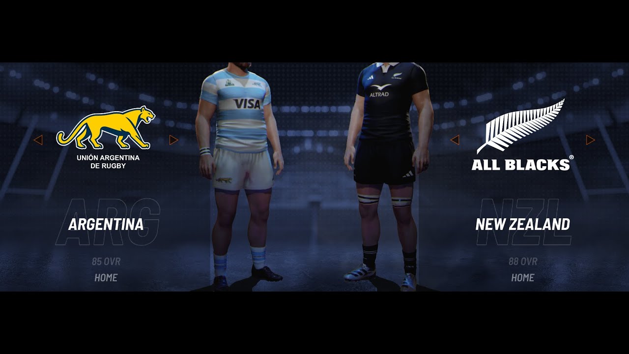 Rugby 25 Gameplay The Rugby Championship Round 2 Argentina VS New Zealand