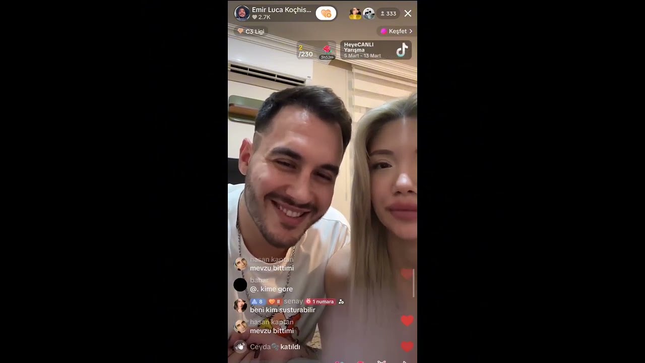 Kısmetse Olur Luca Sude Naz Tiktok Canlı Yayın #kısmetseolur