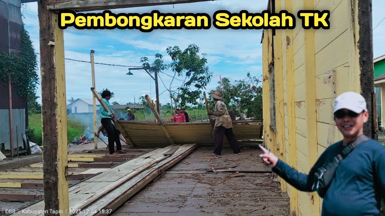 Pembongkaran Bangunan Sekolah TK