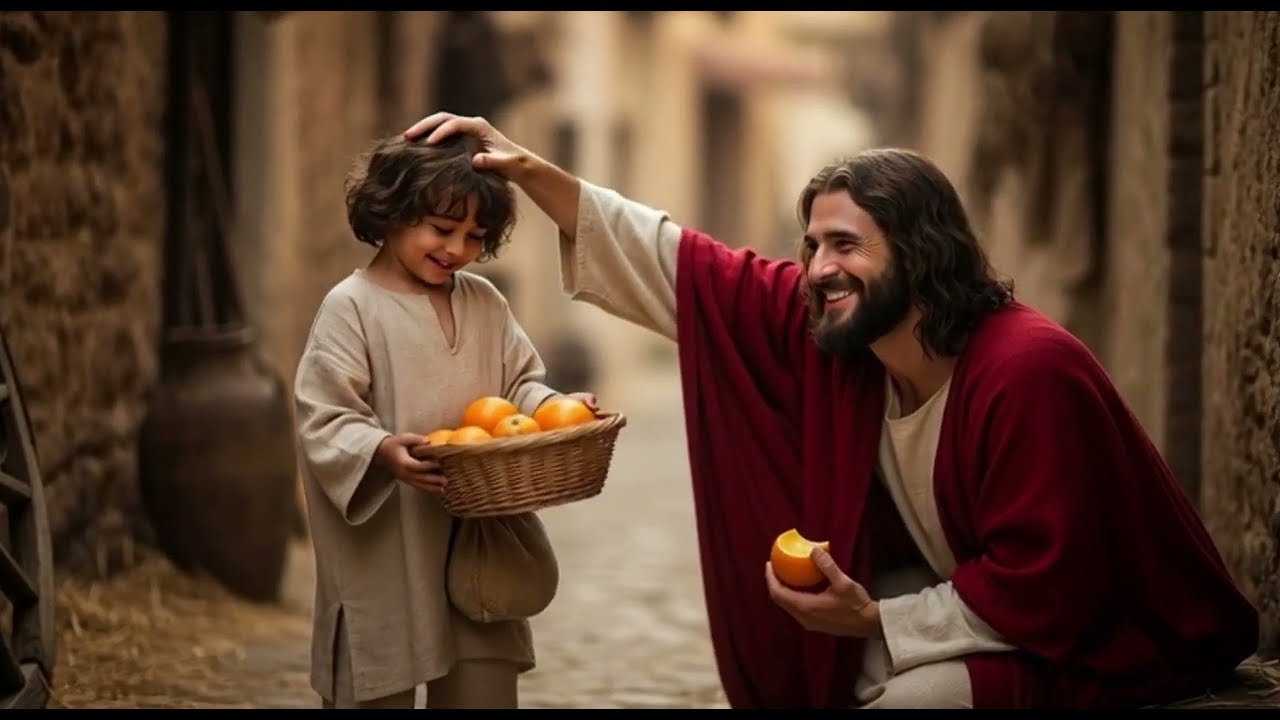 Un Niño Dio Comida a un Extraño Débil… Momentos Después Se Dio Cuenta de que Era Jesús