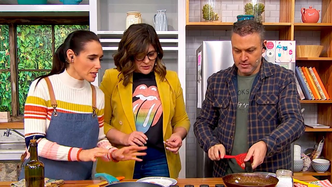Diego Jokas y Luc&iacute;a Rodr&iacute;guez: en busca del huevo frito perfecto