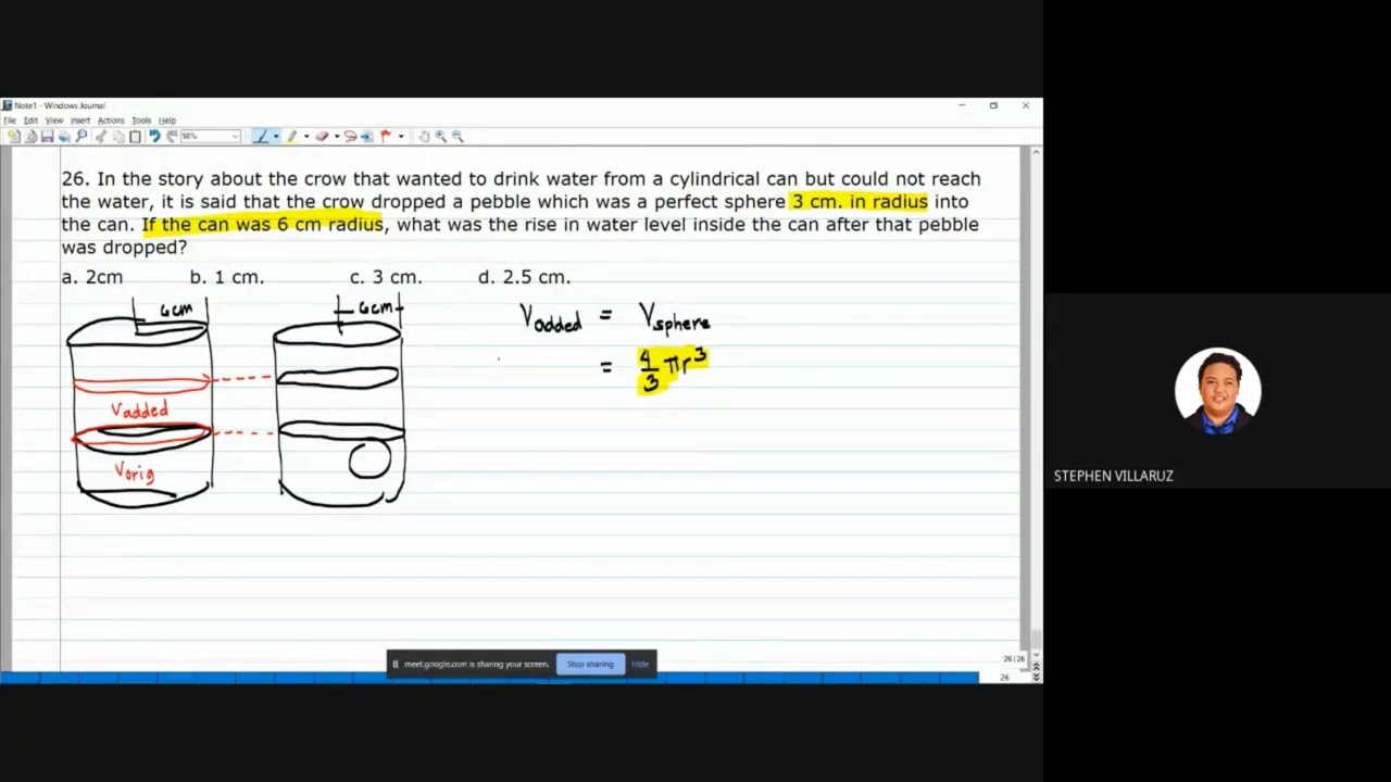 Random Solid Geometry Problems - Part 1 (TAGALOG)