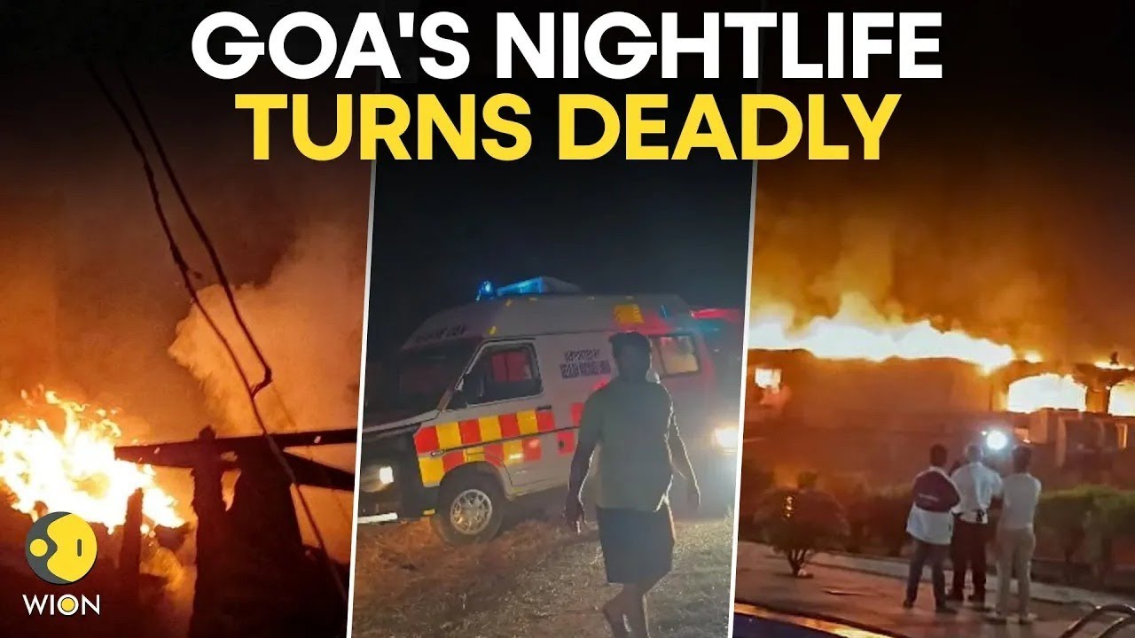 Goa Club Fire LIVE: Cylinder Blast Sparks DEADLY Inferno, 25 Dead After Dance Floor Erupts | WION