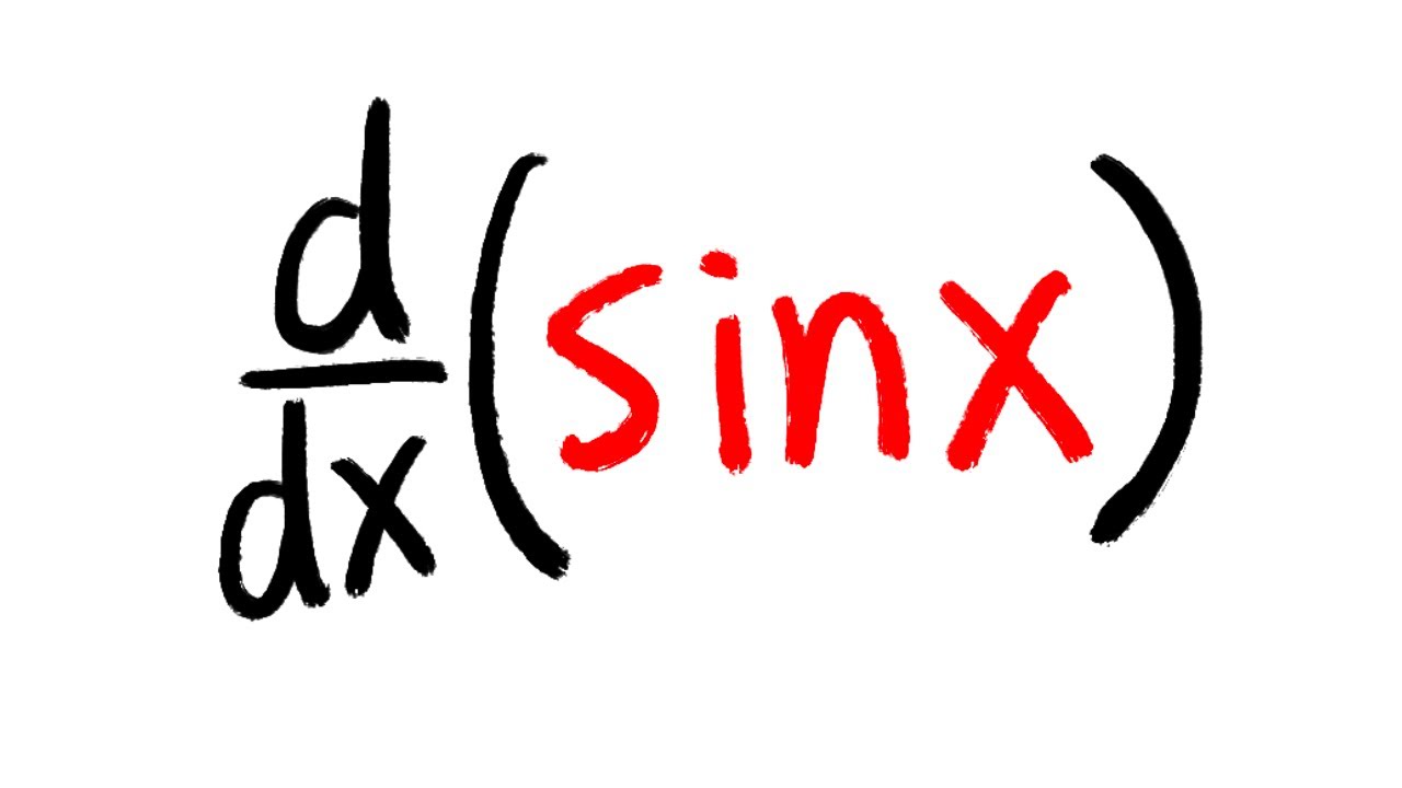 derivative of sin(x) by using the definition of derivative