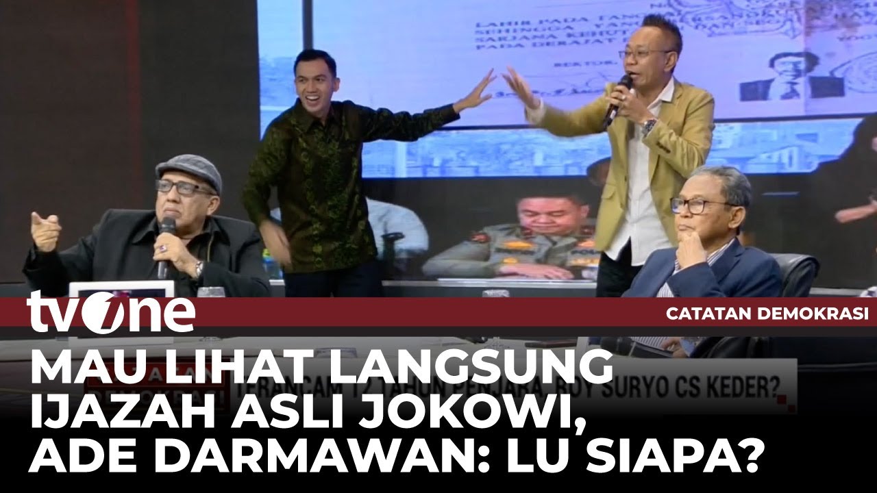 Kuasa Hukum Eggi Sudjana Minta Ditunjukkan Ijazah Asli Jokowi, Peradi Bersatu: Lu Siapa? | tvOne