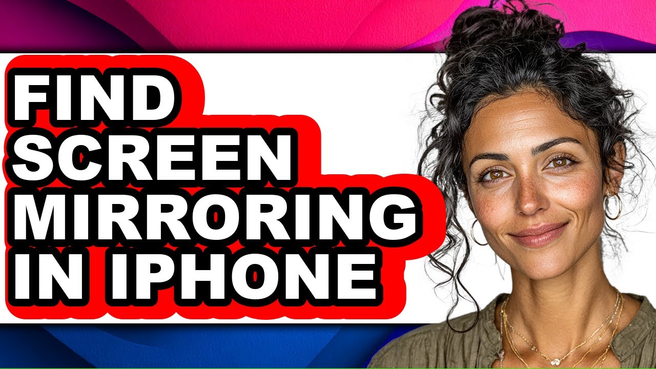How to Find Screen Mirroring in Iphone (only Way)