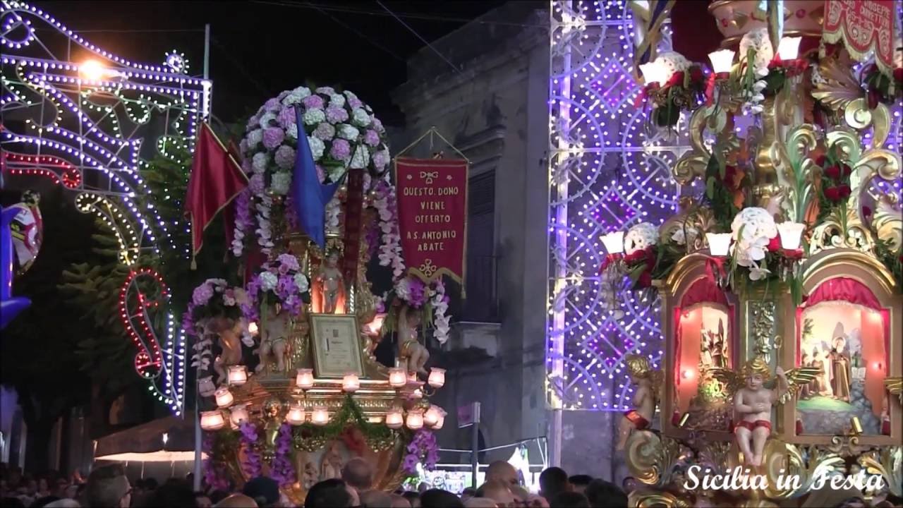 FESTA SANT'ANTONIO ABATE ( ACI SANT'ANTONIO 2016 ) PARTE 3