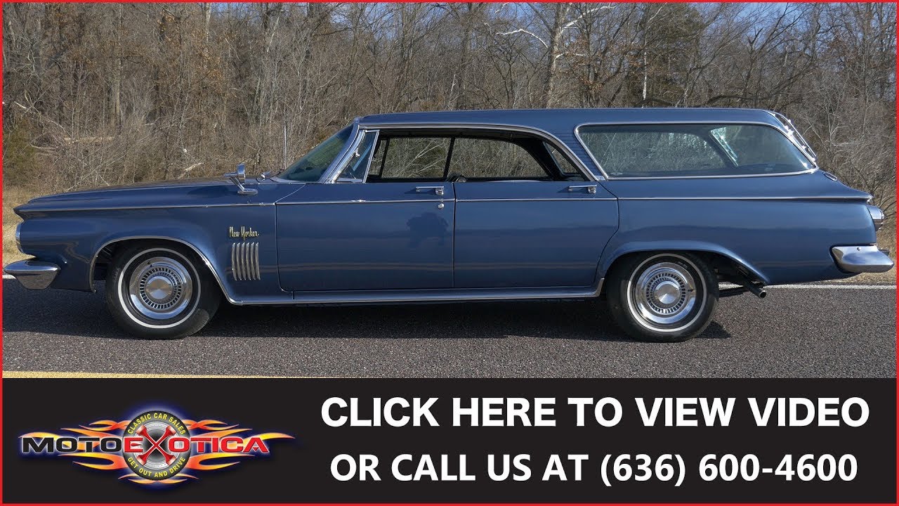 1963 Chrysler New Yorker Wagon || SOLD
