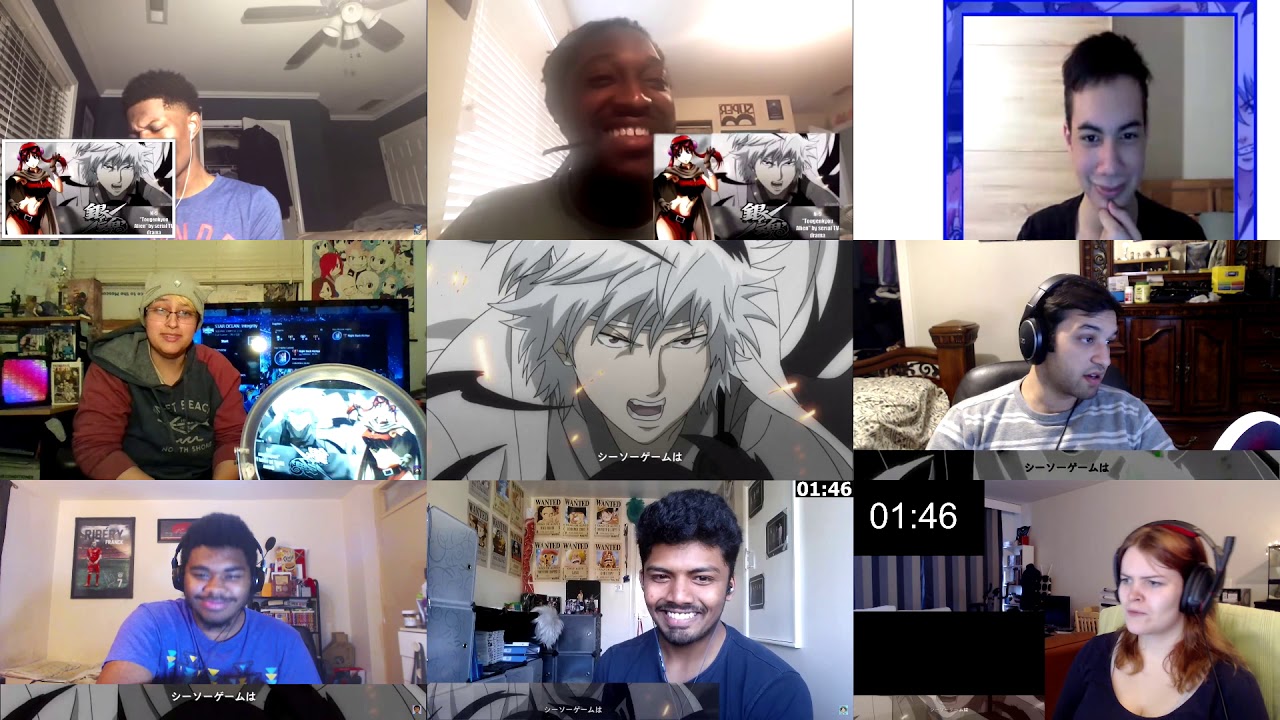 Gintama OP 9 (Tougenkyou Alien) Reaction Mashup [Gintama' OP 1]