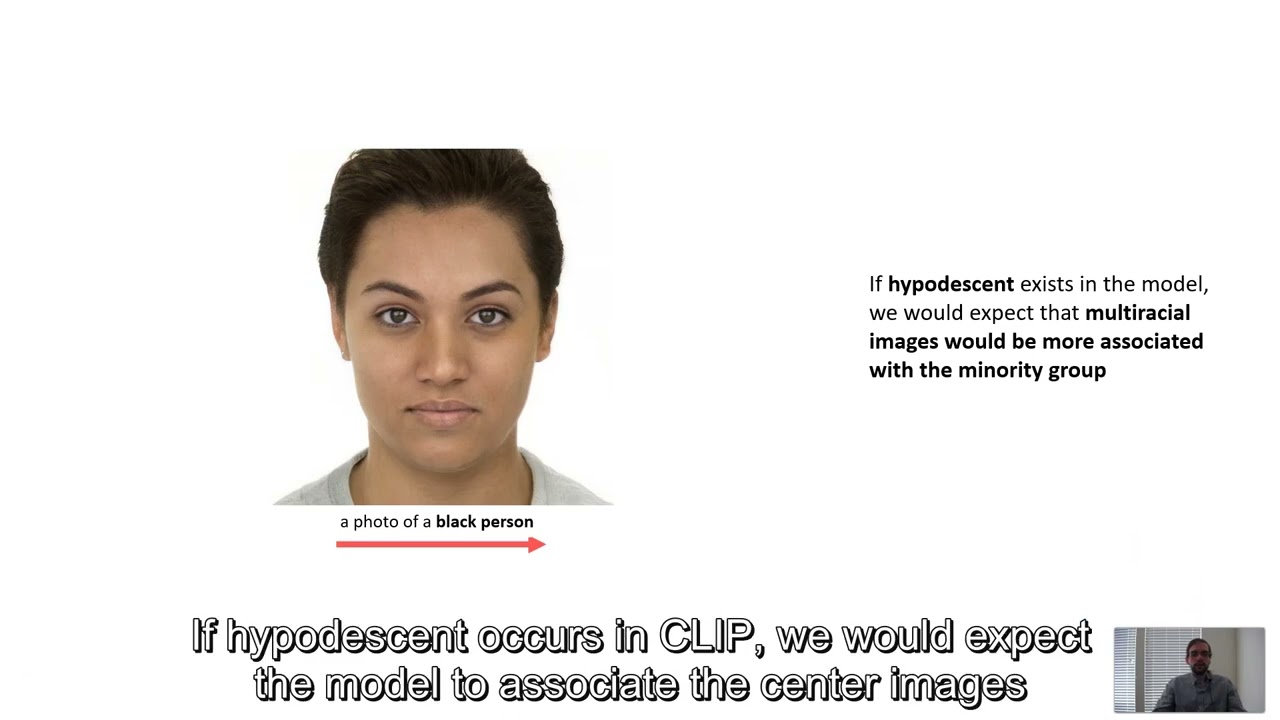 Evidence for Hypodescent in Visual Semantic AI