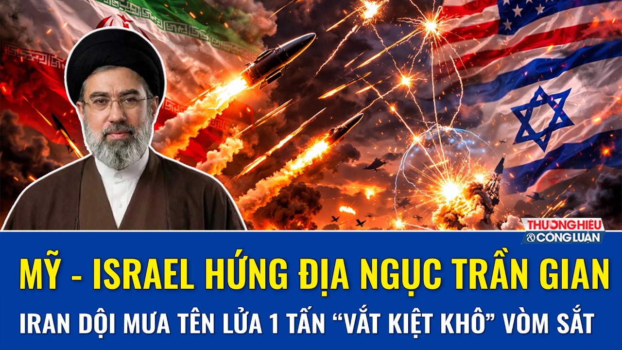 Địa ngục trần gian: Iran dội “mưa tên lửa” đầu đạn 1 tấn “vắt kiệt” Vòm Sắt, Mỹ - Israel choáng váng