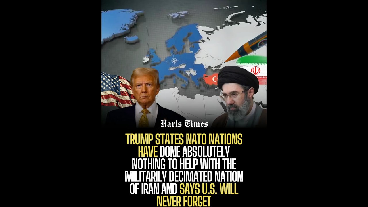 Trump: NATO Has Done Nothing for Iran, U.S. Won't Forget