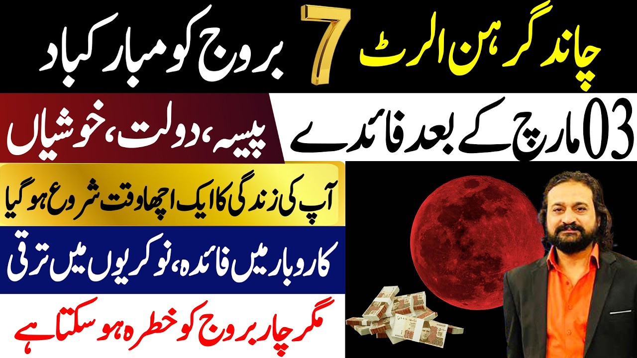 After Blood Moon 3 March 2026 – 7 Lucky Zodiac Signs Revealed!