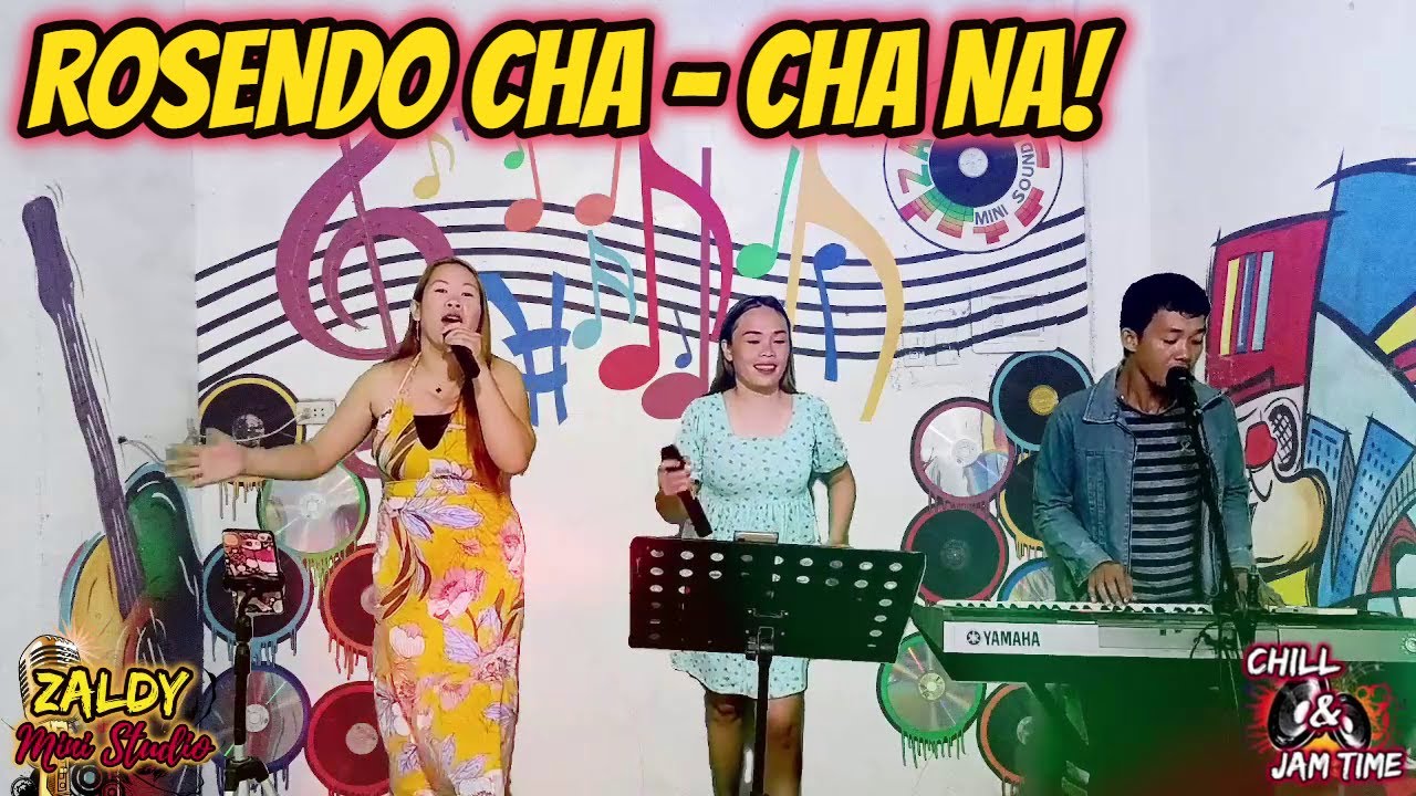 ROSENDO CHA - CHA NA! LET'S DANCE CHA - CHA NONSTOP - CHEN, AI-AI & WILBERT JAM AT ZALDY MINI STUDIO