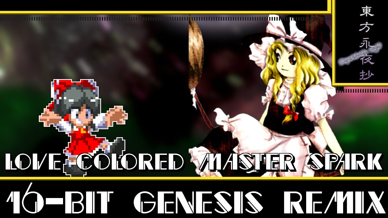 [16-Bit;Genesis]Love Colored Master Spark(Boss 4B) - Touhou 8