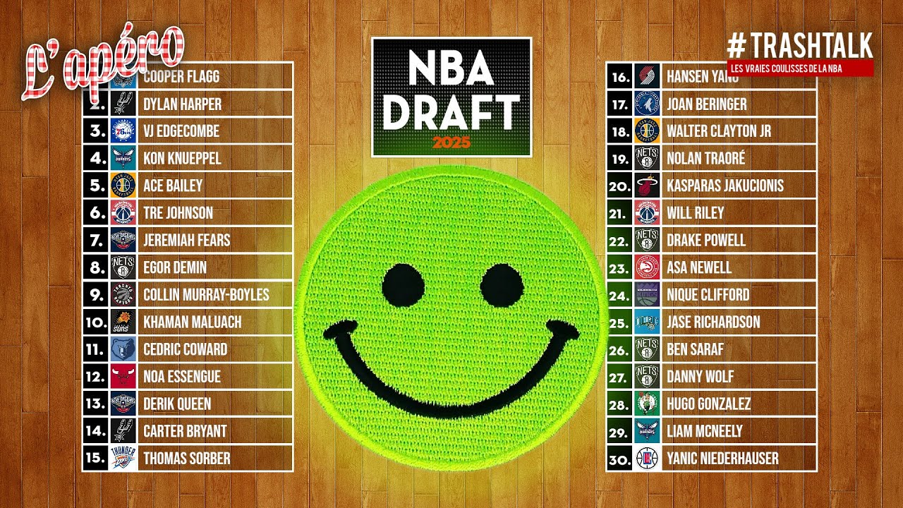 Draft NBA 2025 : le gros bilan... ce qu'on a aimé !