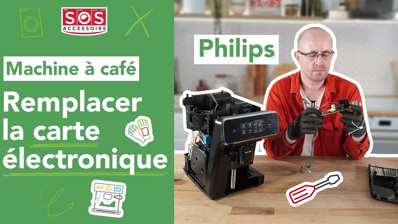 ☕ Comment remplacer la carte électronique de ma cafetière Philips ?